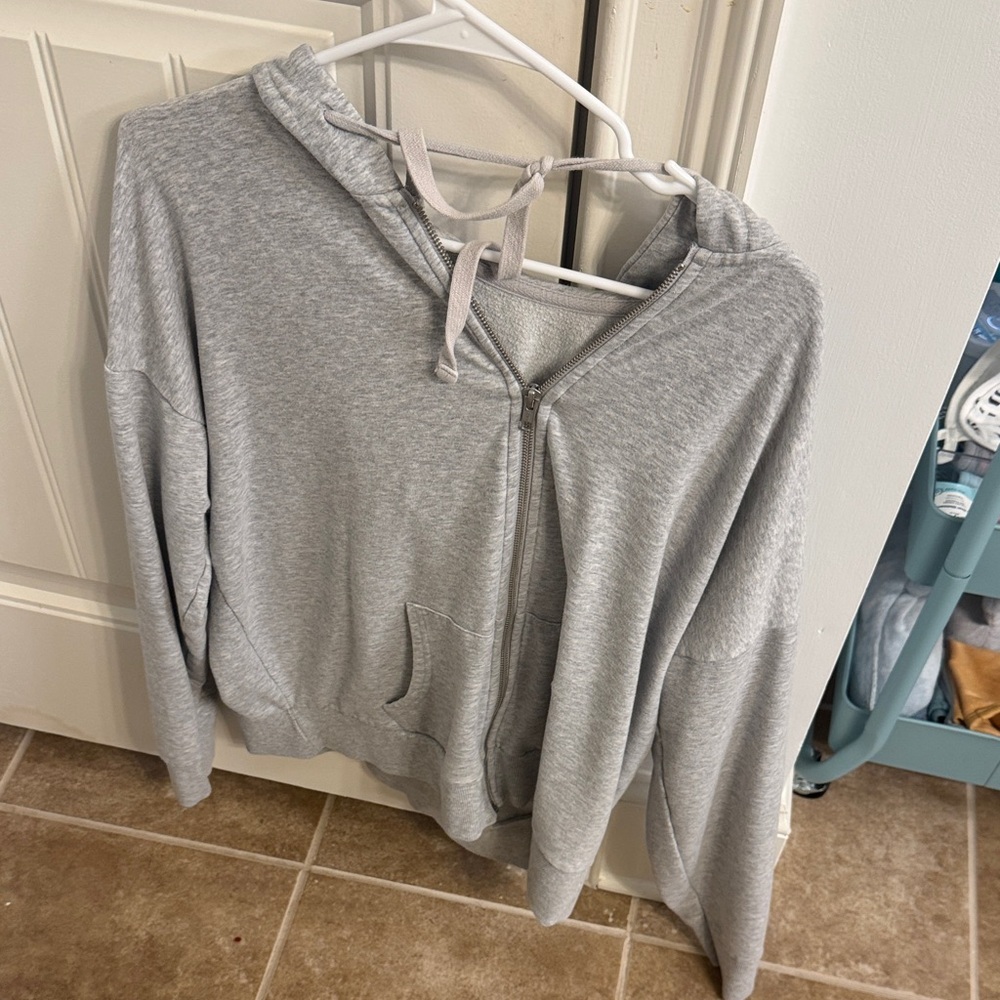 Gray Women's Hoodie Sweater